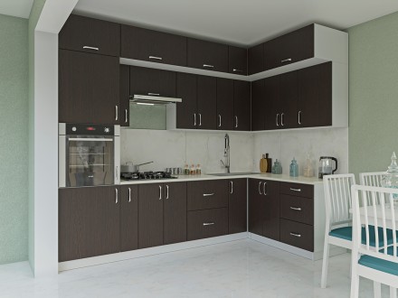 Нова кухня з фасадами МДФ-плівка має широкий вибір секцій та пеналів, які створе. . фото 6