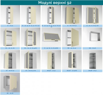 Нова кухня з фасадами МДФ-плівка має широкий вибір секцій та пеналів, які створе. . фото 11