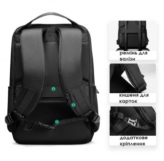 Рюкзак Mark Ryden MR-9809 предназначен для ношения личных вещей и ноутбука.
Осно. . фото 4