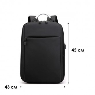 Рюкзак для ноутбука 14" Lesko 2023 с USB разъемом городской
Взгляни на мир с нов. . фото 9
