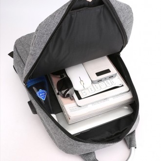 Рюкзак для ноутбука 14" Lesko 2023 с USB разъемом городской
Взгляни на мир с нов. . фото 3