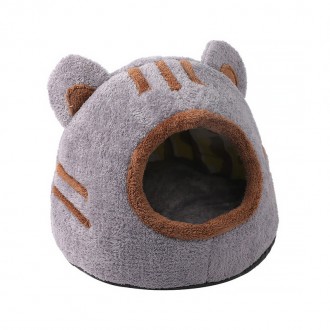 Домик лежанка для котов Taotaopets 569902 Bear house Gray 33*33*28 10шт. Київ. фото 1 Домик лежанка для котов Taotaopets 569902 Bear house Gray 33*33*28 10шт. Київ. фото 1