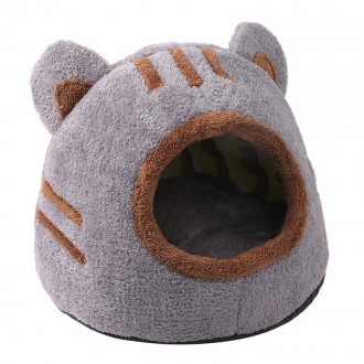 Домик лежанка для котов Taotaopets 569902 Bear house Gray 40*40*36 8шт. Київ. фото 1 Домик лежанка для котов Taotaopets 569902 Bear house Gray 40*40*36 8шт. Київ. фото 1
