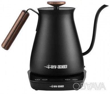 Чайник с поддержкой температуры электрический MHW-3BOMBER Черный, для кофе, Элек. . фото 1