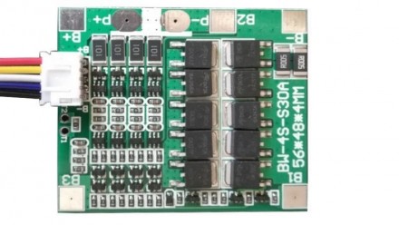  Контроллер защиты заряда разряда BMS 4S LiFePo4 30A. Основные параметры можно п. . фото 2