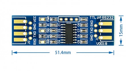  Модуль последовательного порта RS232 SP3232 TTL-модуль 3exar. Информация от про. . фото 4