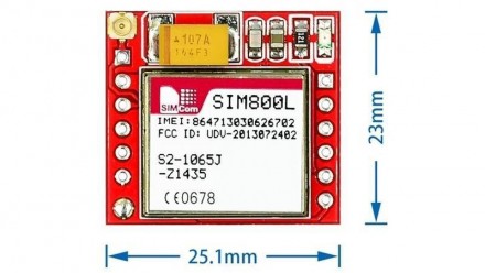 Модуль SIM800L плата адаптер GPRS GSM microSIM. 
 Миниатюрный модуль GSM / GPRS . . фото 5