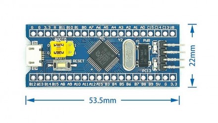  Системная плата микроконтроллер STM32F030C8T6 STM32 ARM. 
 . . фото 4