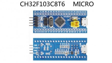  Плата разработчика CH32F103C8T6 micro USB аналог STM32F103C8T6. Отладочная плат. . фото 4
