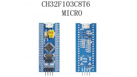  Плата разработчика CH32F103C8T6 micro USB аналог STM32F103C8T6. Отладочная плат. . фото 5