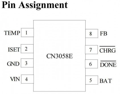  Мікросхему CN3058E можна використовувати для переробки контроллера зарядки Li -. . фото 4
