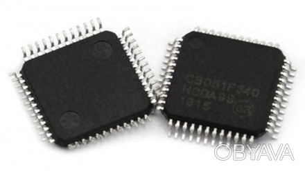 Микроконтроллер серии C8051. C8051F340-GQR. Микроконтроллер - [TQFP-48]: Ядро: 8. . фото 1