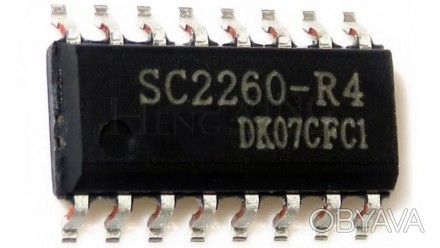 SC2260-R4 – Декодер дистанционного управления, SOP-16. Совместимость: PT2260, HS. . фото 1