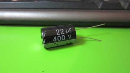  Конденсатор электролитический 400V 22uF. Технические характеристики Емкость: 22. . фото 3