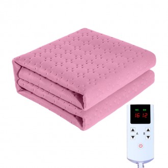 Электропростынь плед одеяло Lesko STT180*80 см Pink с подогревом от сети 220 вол. Київ. фото 1 Электропростынь плед одеяло Lesko STT180*80 см Pink с подогревом от сети 220 вол. Київ. фото 1