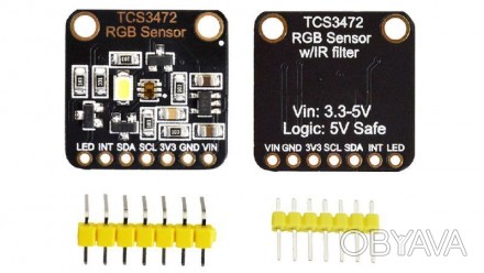  Датчик распознавания цвета TCS34725 поддержка RGB I2C STM32. Датчик распознаван. . фото 1