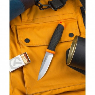 
Нож Ganzo G806 оранжевый с ножнами
Нож модели Ganzo G806 представляет собой инс. . фото 7
