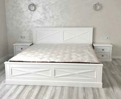Новинка двоспальне ліжко Максим з дерева бук у прованс стилі.
Ліжко відрізняєть. . фото 2