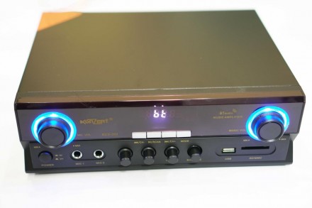 Підсилювач Konzert KCS-202 — Bluetooth, USB,SD,FM, MP3! Караоке 2х канальн. . фото 2