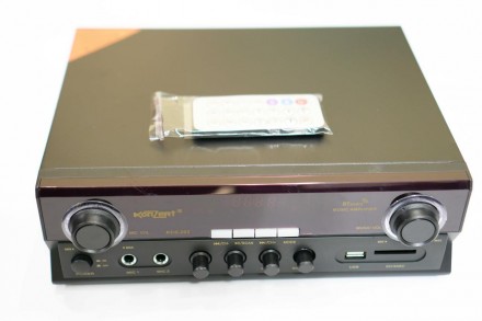 Підсилювач Konzert KCS-202 — Bluetooth, USB,SD,FM, MP3! Караоке 2х канальн. . фото 5