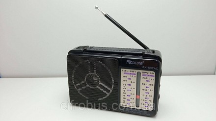 Радіоприймач всехвильовий GOLON RX-607 AC Приймає трансляції радіостанцій у FM, . . фото 6