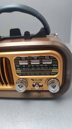 Радиоприемник портативный работающий в трех диапазонах (FM, AM, SW) также воспро. . фото 6
