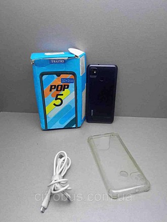 Мобильный телефон Tecno BD2d (POP 5 2/32Gb) Obsidian Black (4895180775116) 6.2",. . фото 4