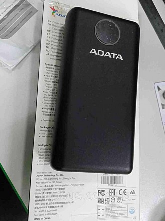 Портативный внешний аккумулятор ADATA P20000QCD поможет значительно сократить вр. . фото 2