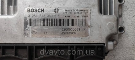 Электронный блок управления (ЭБУ) комплект Renault Master 0281013363, 8200635663. . фото 3
