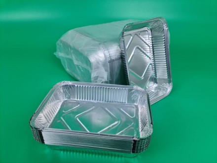 Одноразовый контейнер из пищевой алюминиевой фольги SP64L является самым популяр. . фото 2