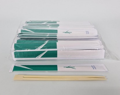 Палочки для суши бамбуковые в бумажной инд. упаковке. . фото 3