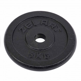 Диск 5 кг для гантели - d-30 мм Zelart TA-7785-5 5кг черный
Стоимость указана за. . фото 2