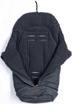Современный и очень теплый зимний мешок с флисовым внутренним слоем и съемным ка. . фото 4