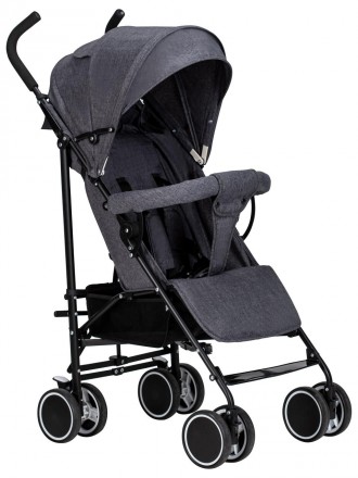 Легкая, спортивная коляска FreeON Simple Black-Blue предназначена для детей от 0. . фото 2