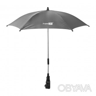 FreeON Parasol, светло-серый.
Зонтик для детской коляски:
- с UPF 50+ и водонепр. . фото 1