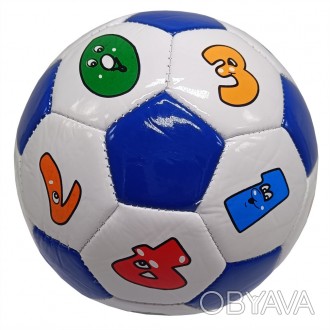Футбольный мяч. Размер № 2. Качественный и надежный мяч, выполненный из PU (поли. . фото 1