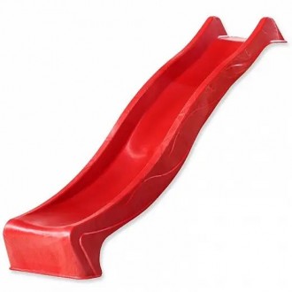 Горка пластиковая скользкая спуск длиной 2,3 метра красного цвета для детской пл. . фото 3