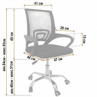 Стильное офисное кресло для компьютера BN-619 позволит владельцам беспрепятствен. . фото 8