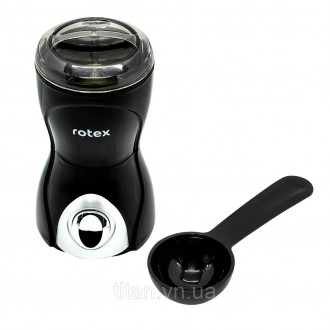 Кавомолка Rotex RCG06 (Чорна) - електрична кавомолка з ротаційним ножем потужніс. . фото 2