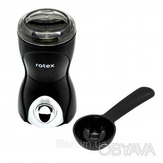 Кавомолка Rotex RCG06 (Чорна) - електрична кавомолка з ротаційним ножем потужніс. . фото 1