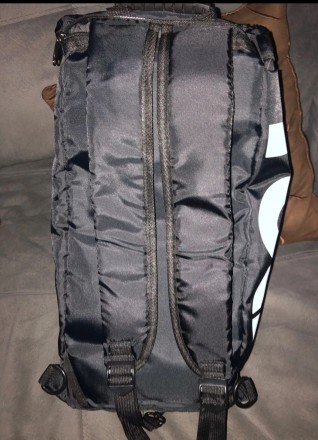 Крута стильна сумка- рюкзак чорного кольору унісекс, з міцної, суперлегкої якісн. . фото 10