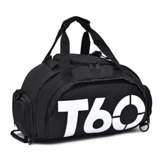 Крута стильна сумка- рюкзак чорного кольору унісекс, з міцної, суперлегкої якісн. . фото 2