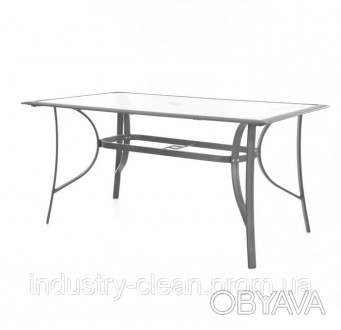 Садовий стіл HECHT SOFIA TABLE Виготовлений із сталеалюмінієвих профілів з оброб. . фото 1