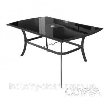Садовий стіл HECHT SHADOW TABLE Сталево-алюмінієва конструкція з комакситовою об. . фото 1
