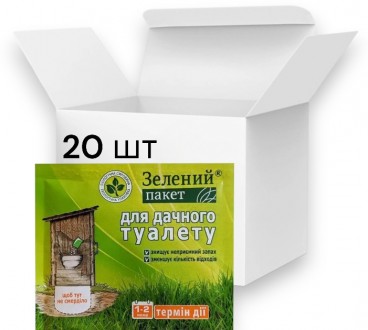 Засіб для дачних туалетів Доктор Робік Зелений пакет - універсальний продукт, ст. . фото 2