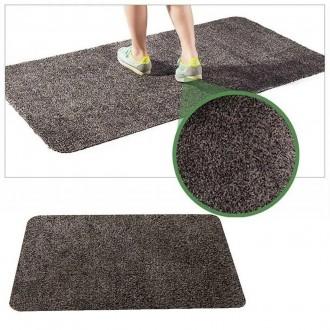 Супервпитывающий придверный коврик Clean Step Mat размером 45x70 см: ваш дом – в. . фото 6