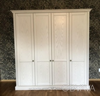Пропонуємо білу 4х дверну шафу Артеміда в класичному стилі з дерева.

Ціна в о. . фото 1