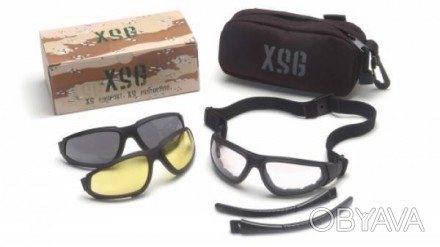 Баллистические защитные очки закрытого типа, со сменными линзами Защитные очки X. . фото 1