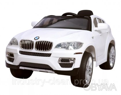 Дитячий автомобіль HECHT BMW X6 WHITE Дитяча іграшкова машина. Максимальне наван. . фото 1