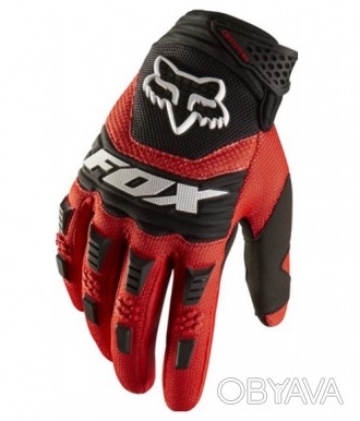 Велоперчатки FOX Dirtpaw MX Gloves, черно-красные, размер L
• Удобно сидят на ру. . фото 1